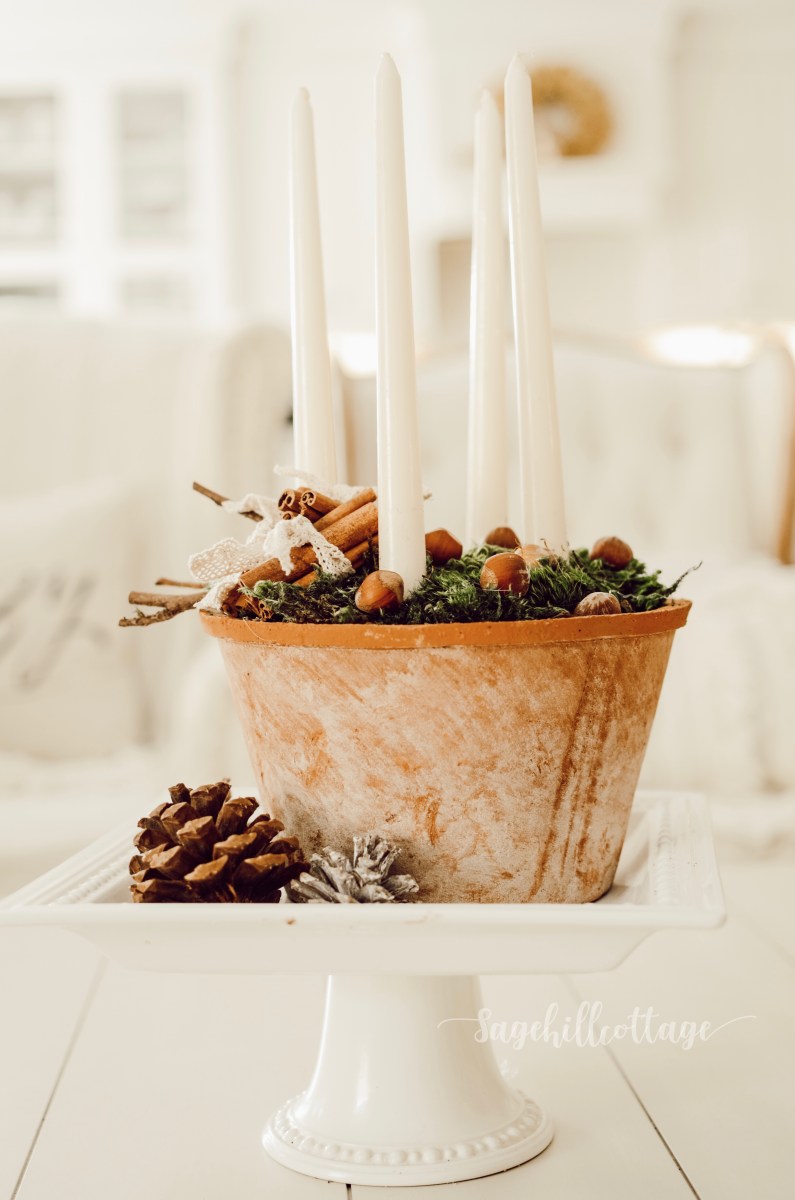Advent Candle Wreath Diy